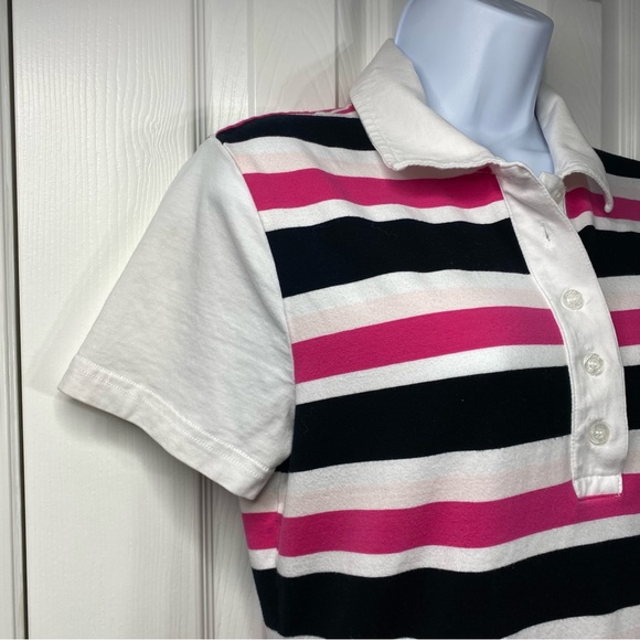 Puma Striped Polo Shirt Y2K - Picture 7 of 11